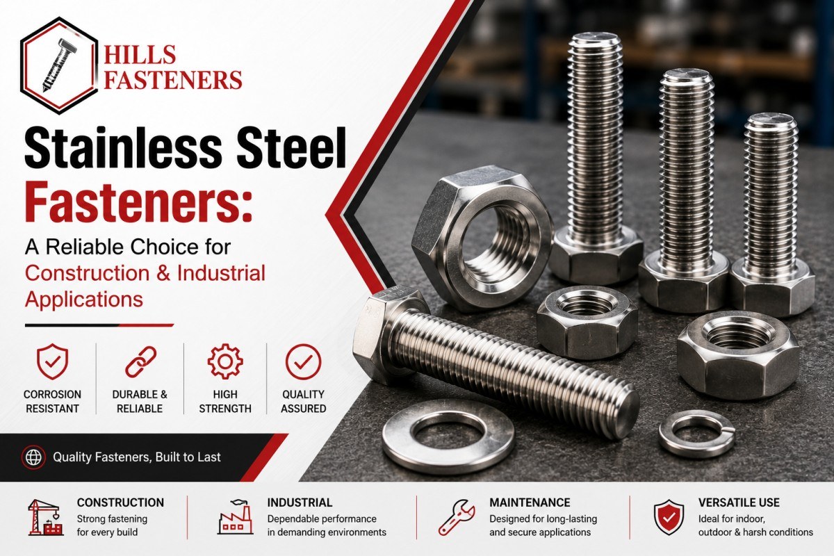 Stainless Steel Fasteners: A Reliable Choice for Construction & Industrial Applications
